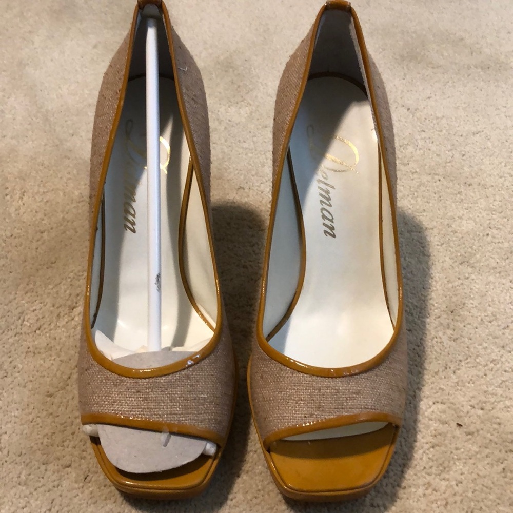 Delman Open Toe Heels - size 9.5